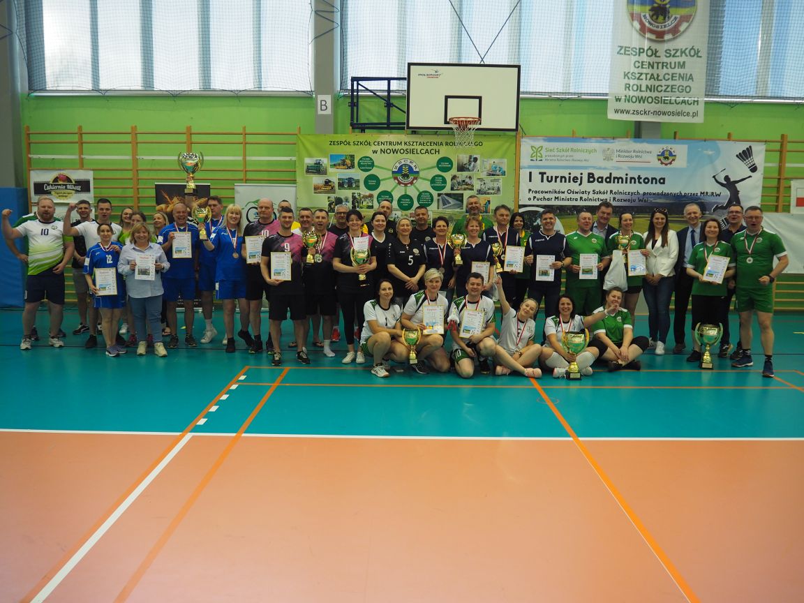 I Turniej Badmintona o Puchar Ministra Rolnictwa i Rozwoju Wsi.