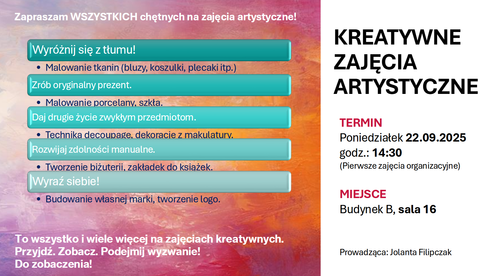 Zajęcia artystyczne