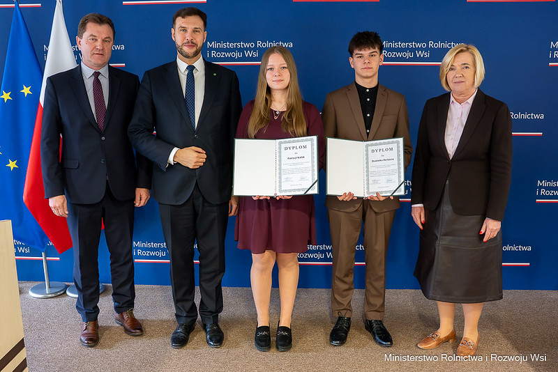 Patrycja Kułak i Dominik Derkacz stypendystami Ministra Rolnictwa i Rozwoju Wsi