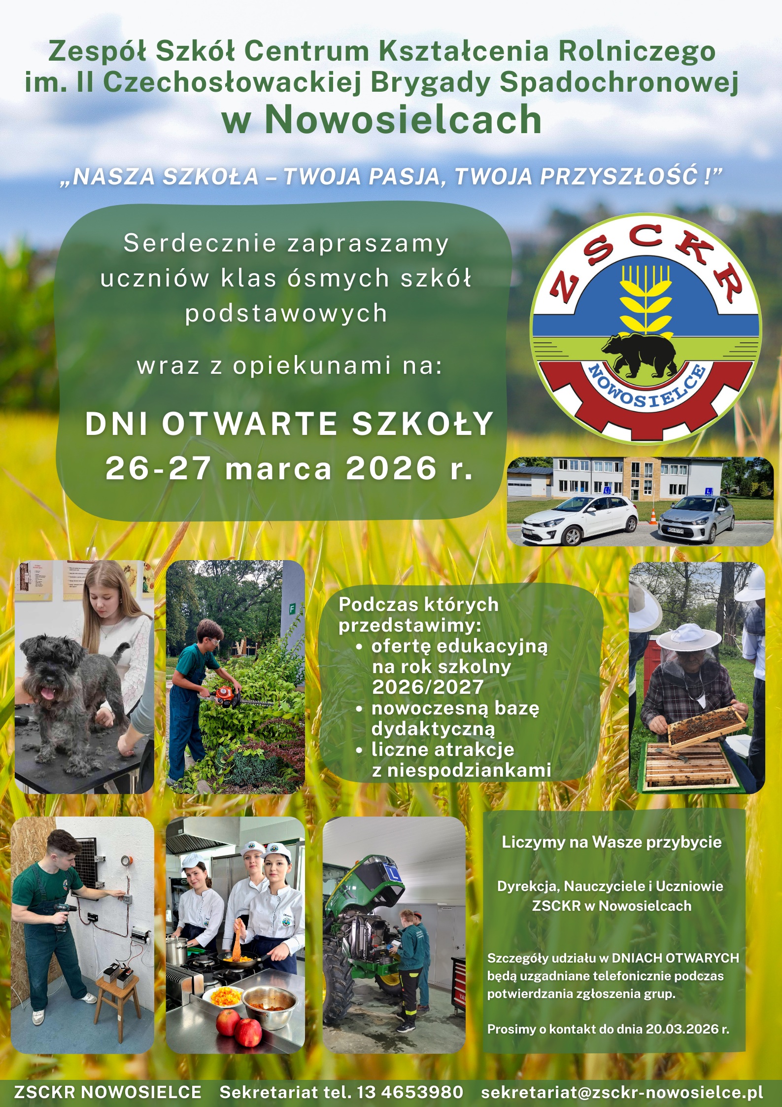DNI OTWARTE SZKOŁY 26-27 marca 2026