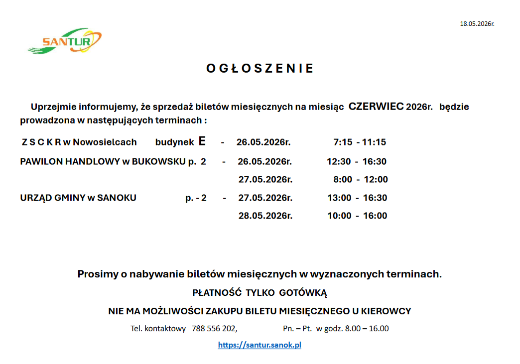 Bilety miesięczne - zdjęcie