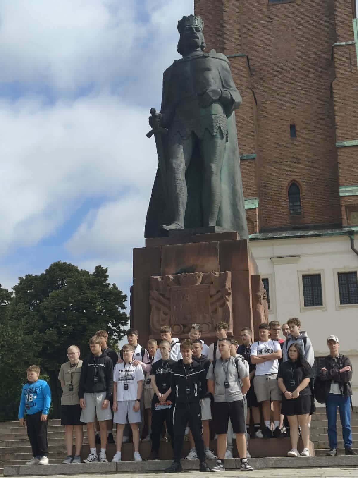 Klasa 1BTR w Gnieźnie na Wzgórzu Lecha!