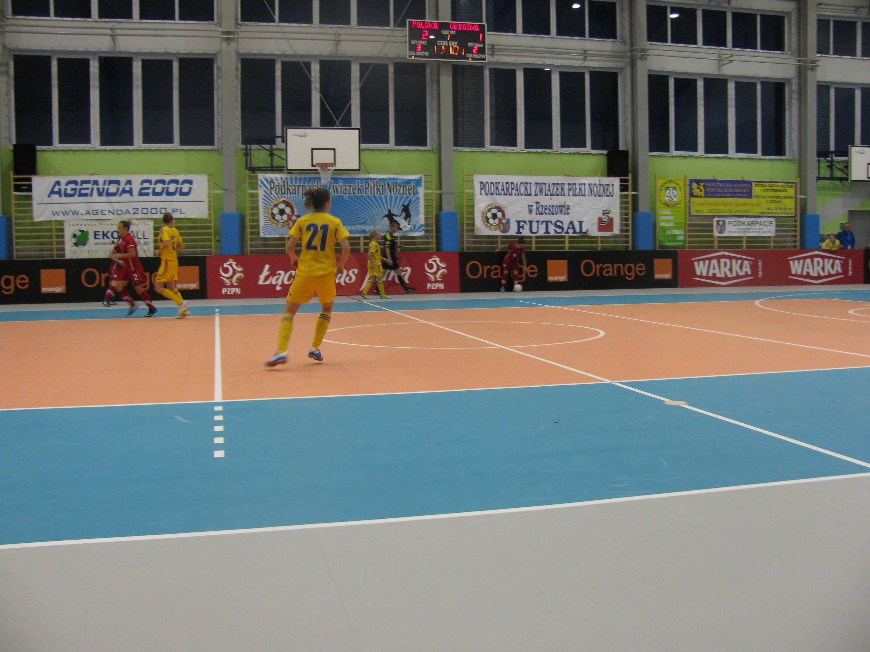 Mecz Polska- Ukraina w futsalu