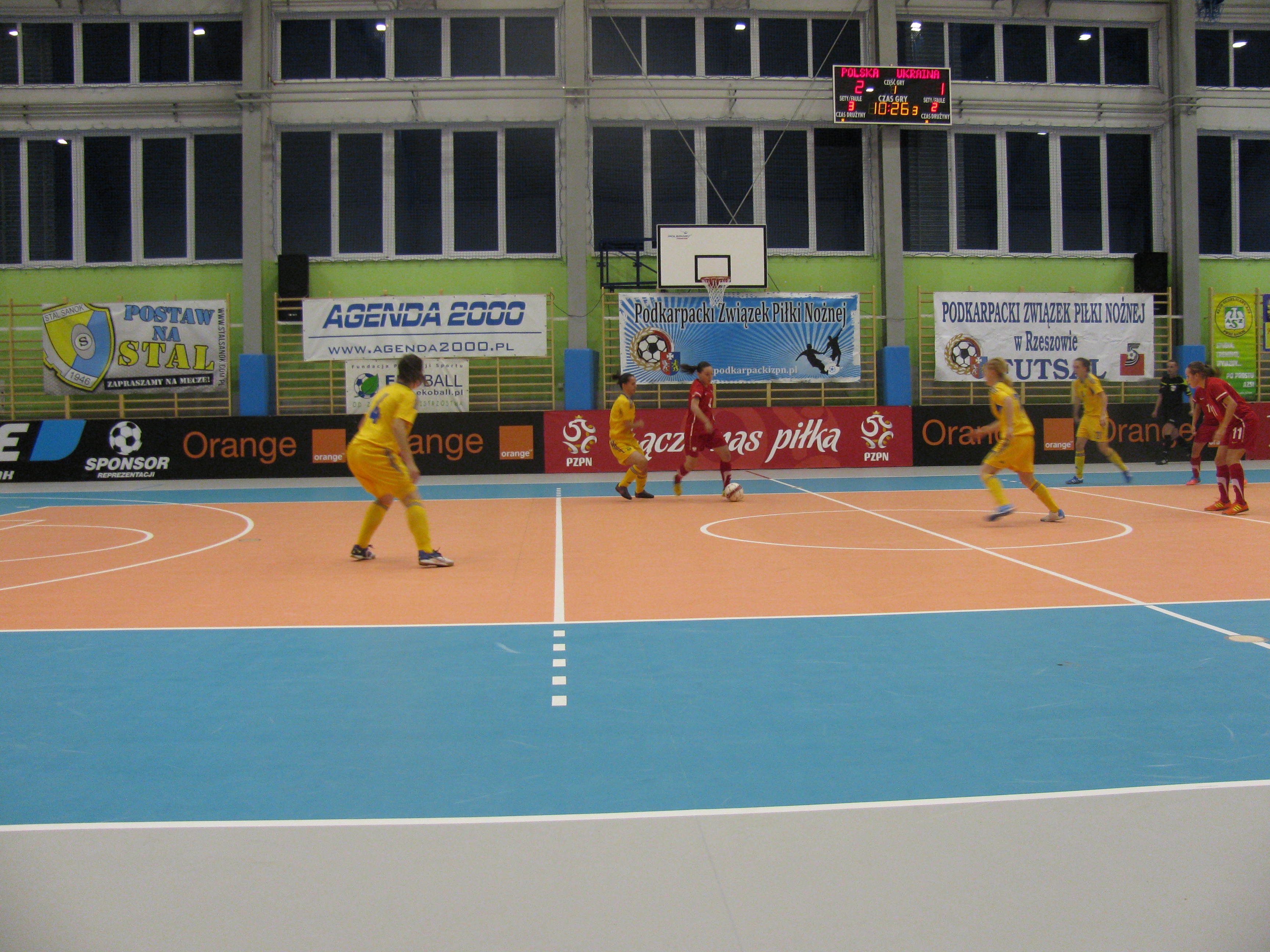 Mecz Polska- Ukraina w futsalu
