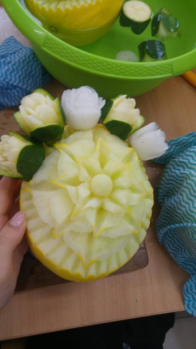 Carving – kurs zawodowy dla I grupy z technikum żywienia i usług gastronomicznych